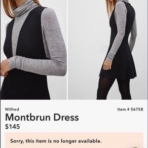 Aritzia/Wilfred MONTBRUN Dress Dark Camel Size 0